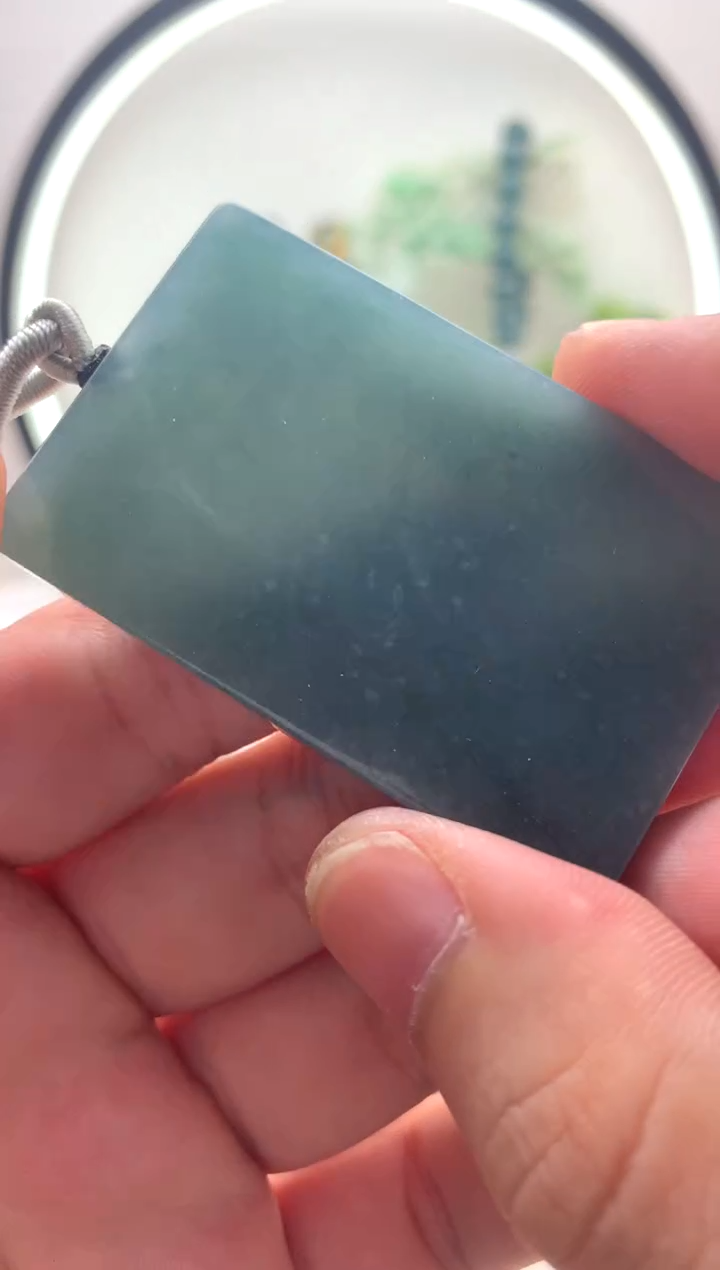 颈饰未镶嵌翡翠无事牌