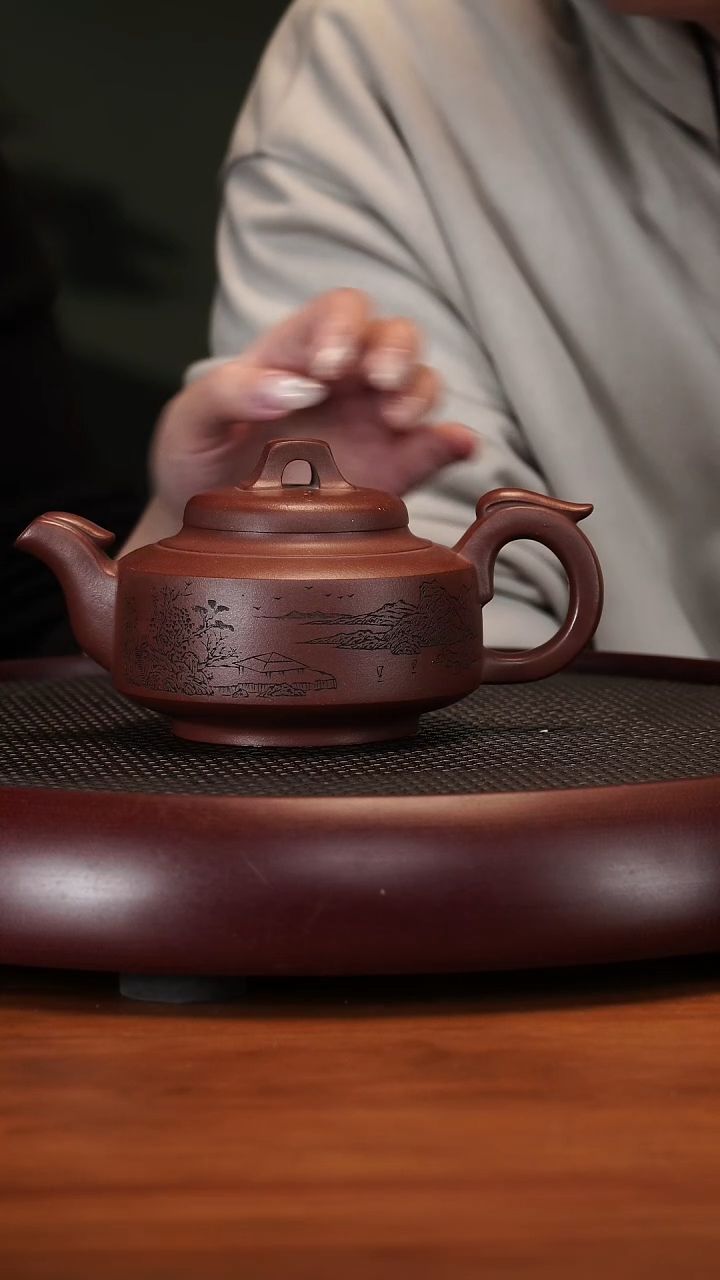 【闪购商品】紫砂茶壶2-12YXM凤鸣底槽清450cc