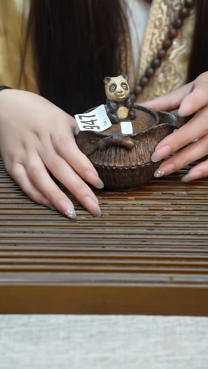 纯手工粗陶茶具每一只不一样