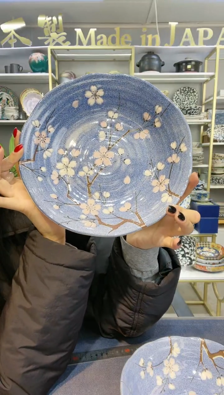 【闪购商品】碗  富士樱深盘23.6cm一支