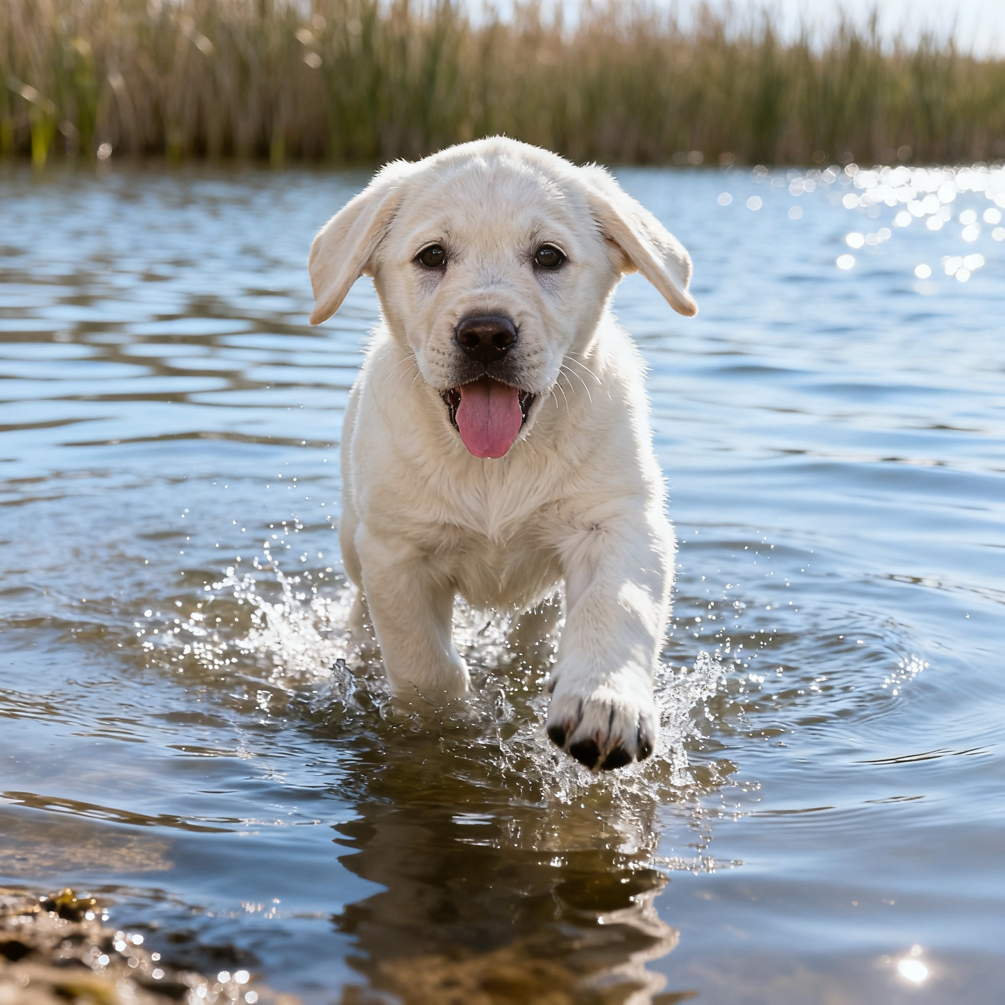 拉布拉多幼犬家庭巡回犬活物宠物黑色温顺活泼白色大骨架好养家养