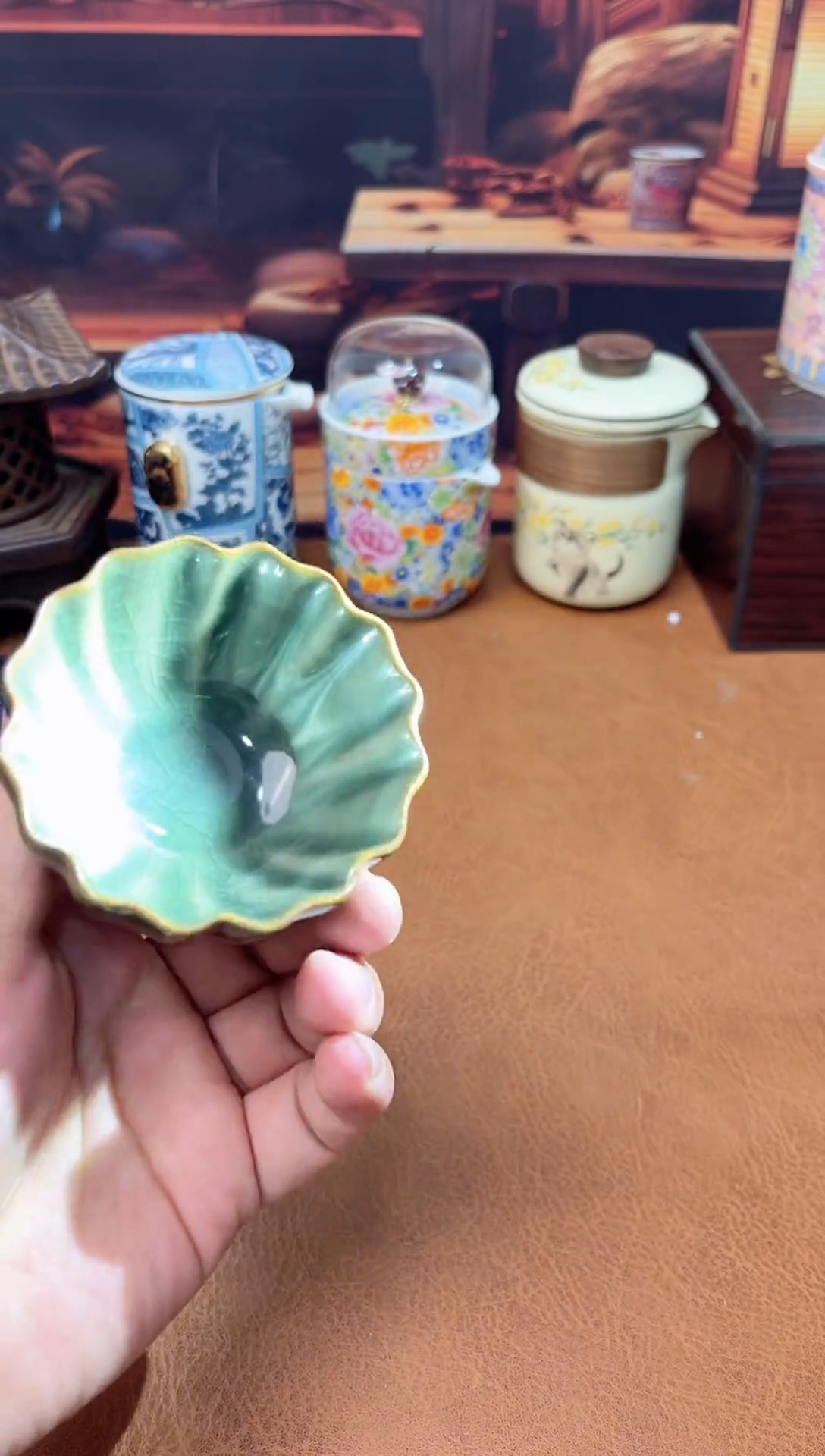 【闪购商品】陶瓷茶具摆件茶叶罐