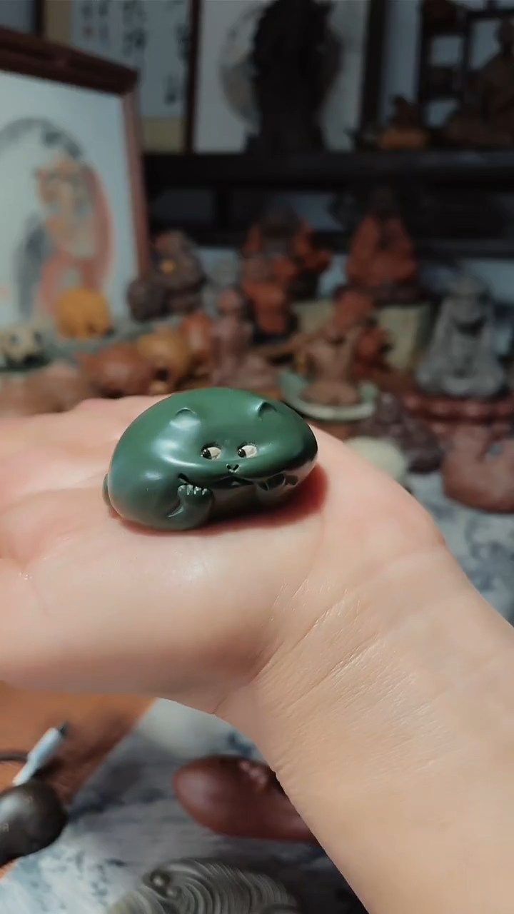 紫砂茶宠紫砂茶宠把件摆件