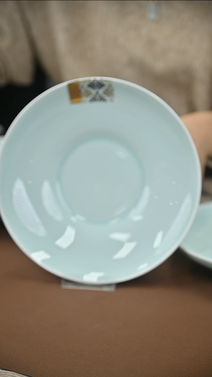 瓷影青瓷9寸深盘1只装