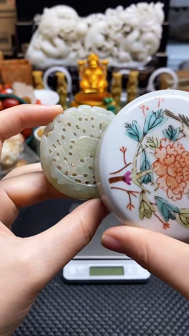 【闪购商品】瓷片瓷片瓷器 摆件1个