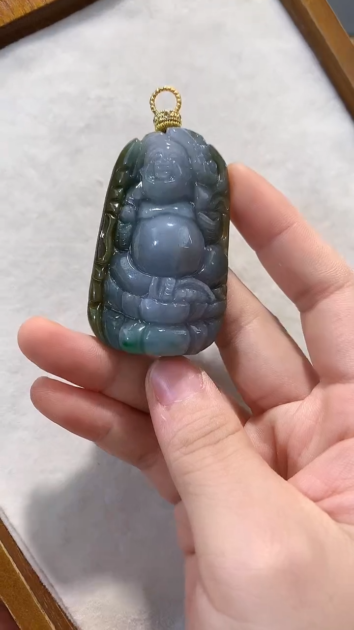 颈饰未镶嵌翡翠吊坠