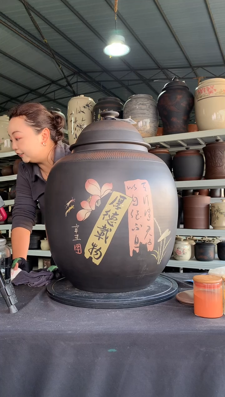 【闪购商品】罐【40饼茶罐】阴刻阳填