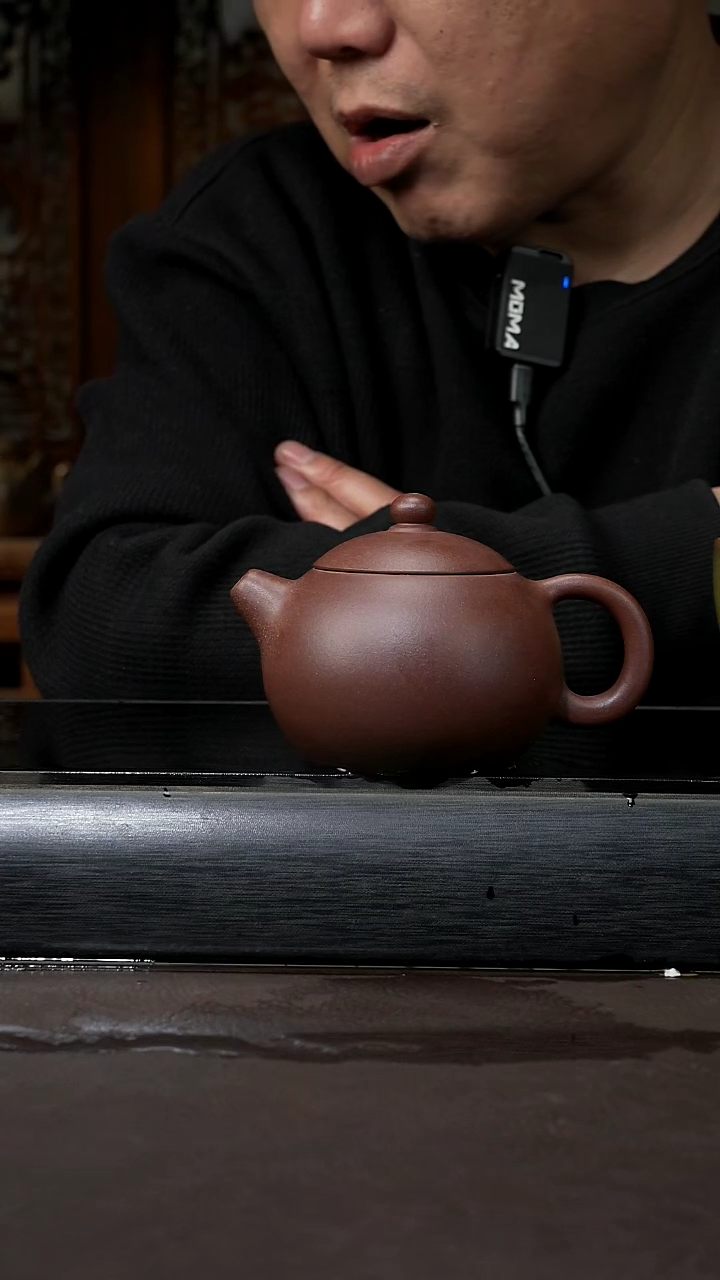 【闪购商品】紫砂茶壶底槽清 胖西施 200cc 026