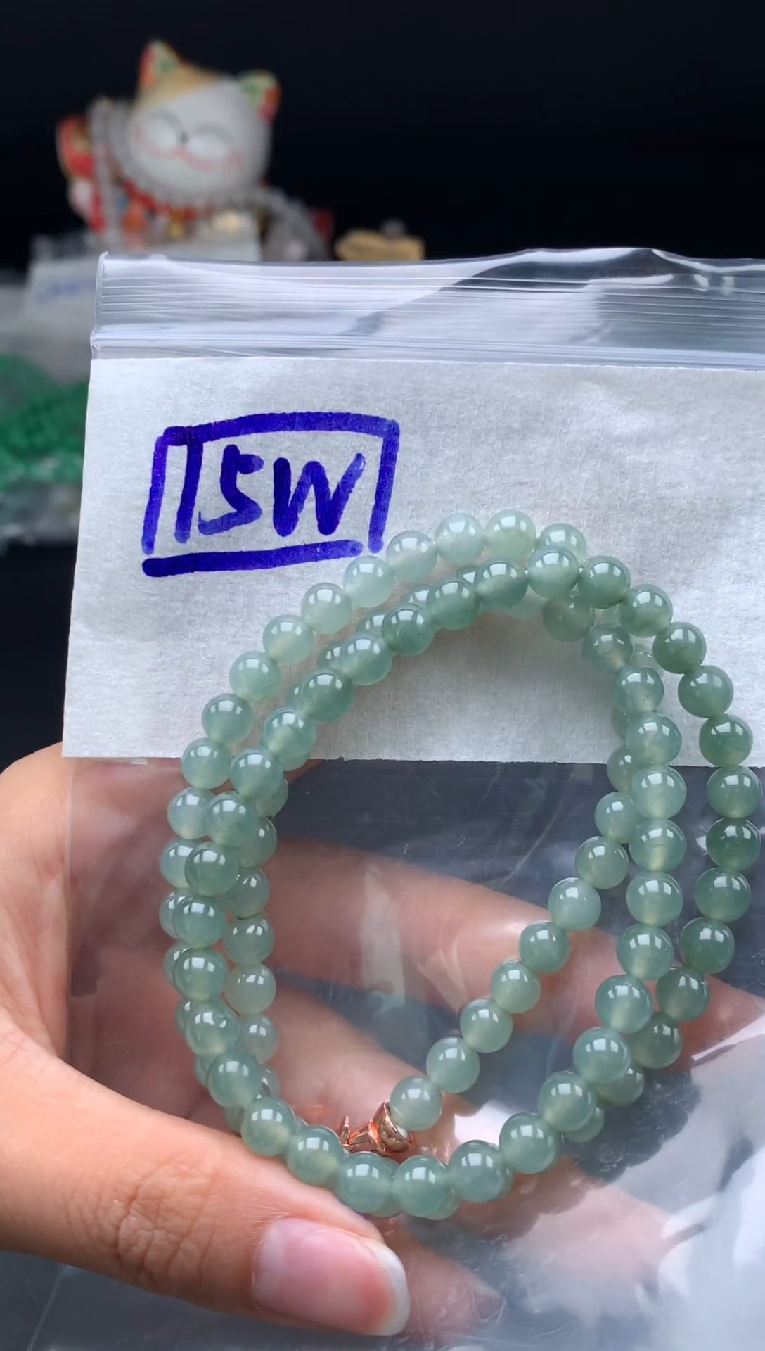 未镶嵌挂件翡翠10  卡6.2