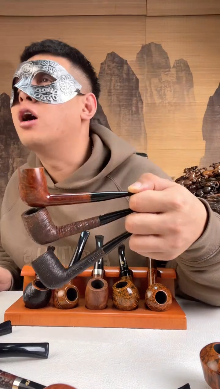 石楠木纯手工意大利石楠木烟斗