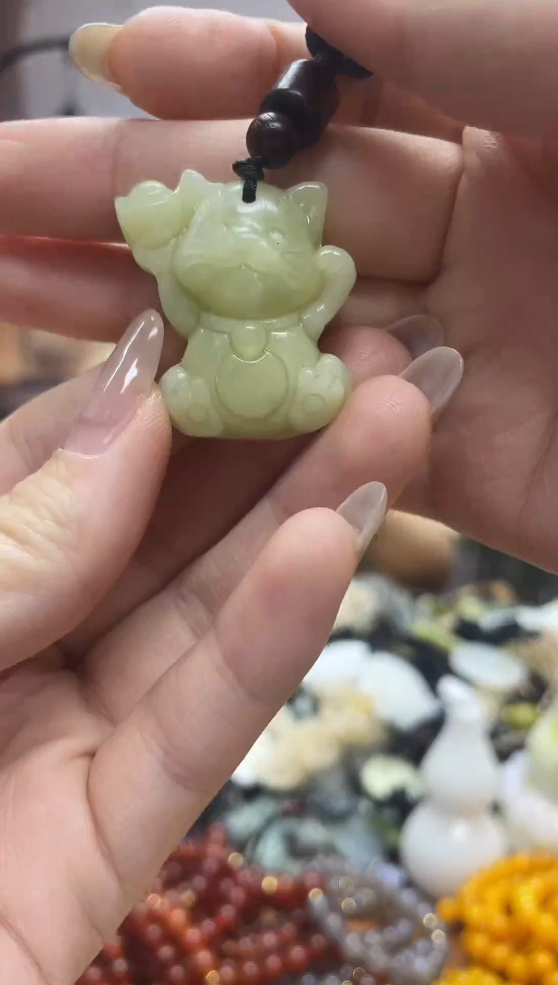 未镶嵌岫玉吊坠·