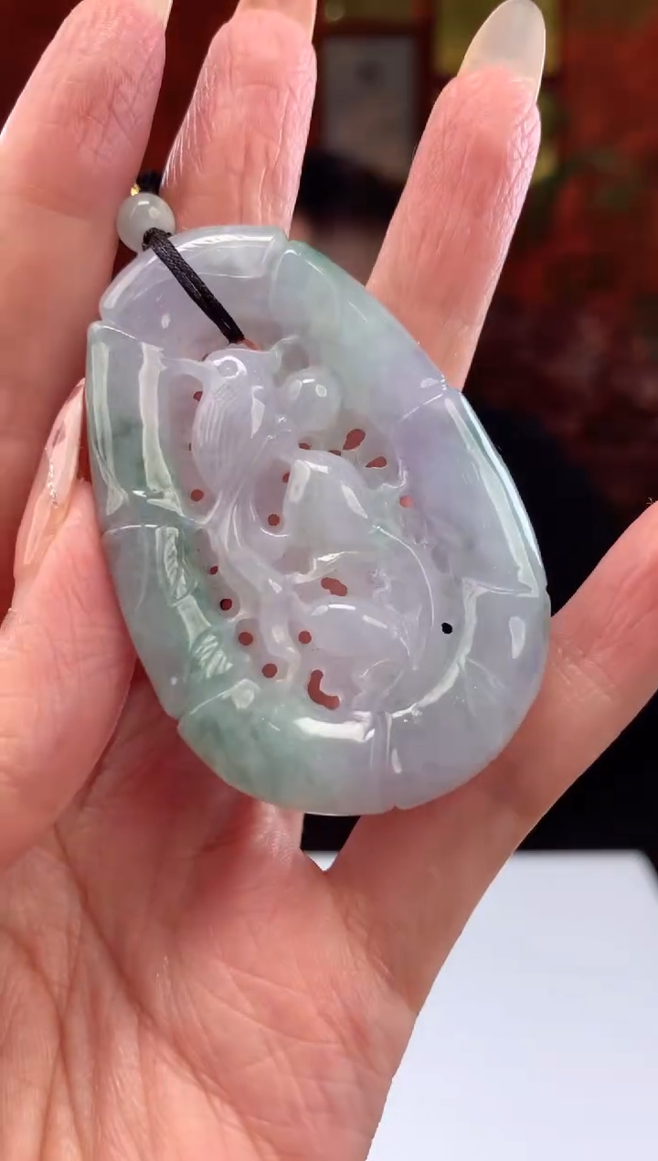 【闪购商品】定制翡翠未镶嵌挂件发货（拍一发一）