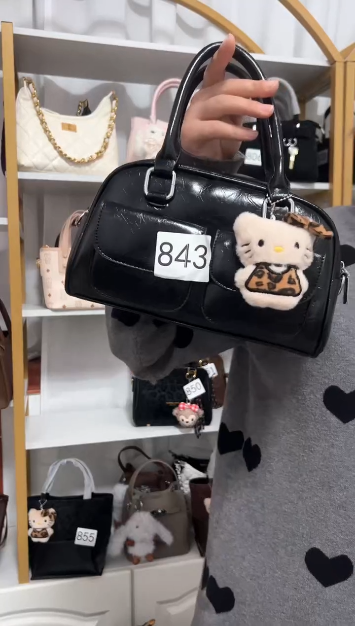 PU公主的包包 843  带挂件