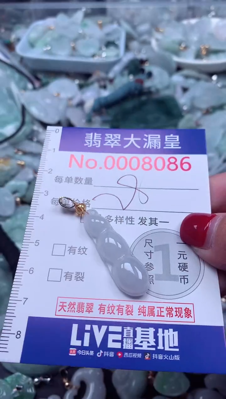 颈饰未镶嵌翡翠8086