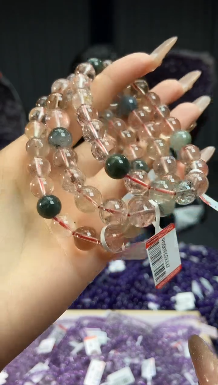 【闪购商品】水晶手链未镶嵌卡9m+彩发多样性发其一