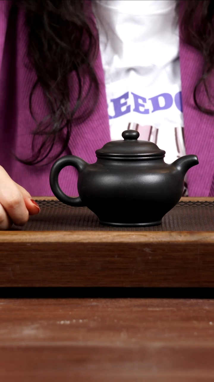 【闪购商品】紫砂茶壶红皮龙焐灰掇只300CC