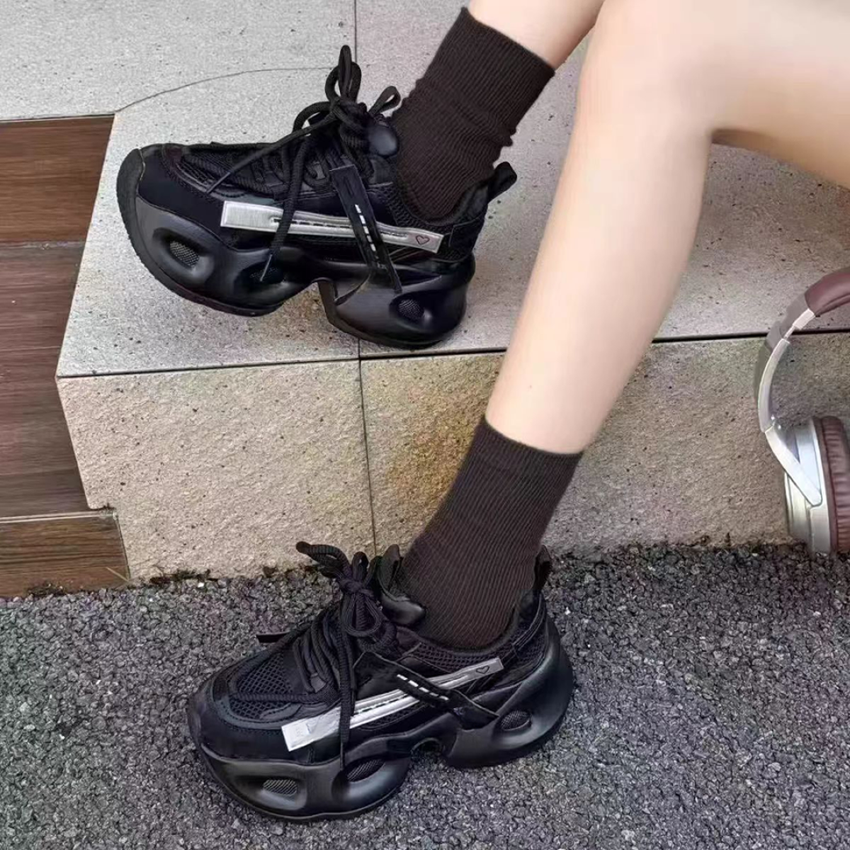 7280-C6-厚底休闲鞋老爹鞋女