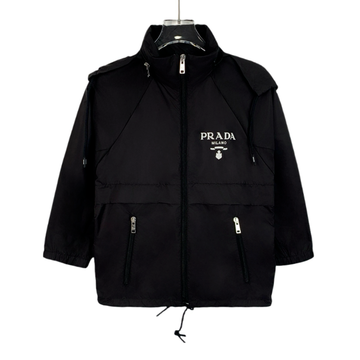 99新 Prada/普拉达 H14028 logo字母刺绣外套 38 S码 