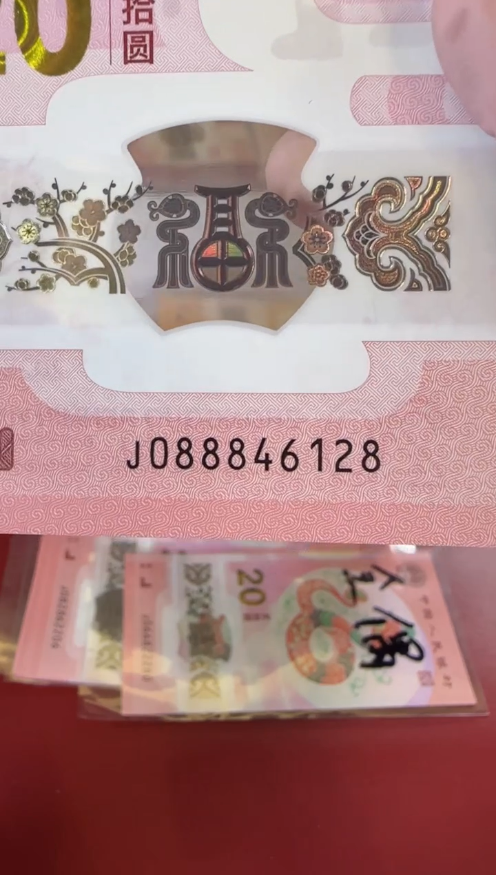【闪购商品】塑料2025蛇钞088846128单张裸