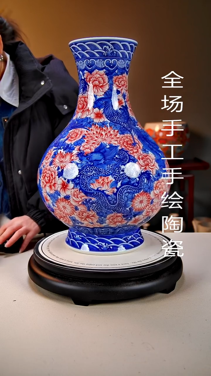 摆件陶景德镇手绘陶瓷51