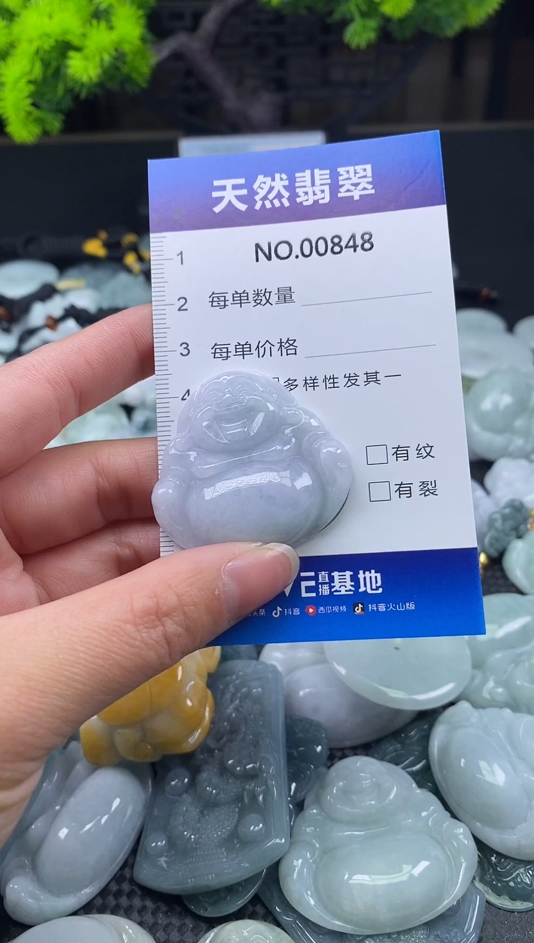 颈饰未镶嵌翡翠天然缅甸翡翠848
