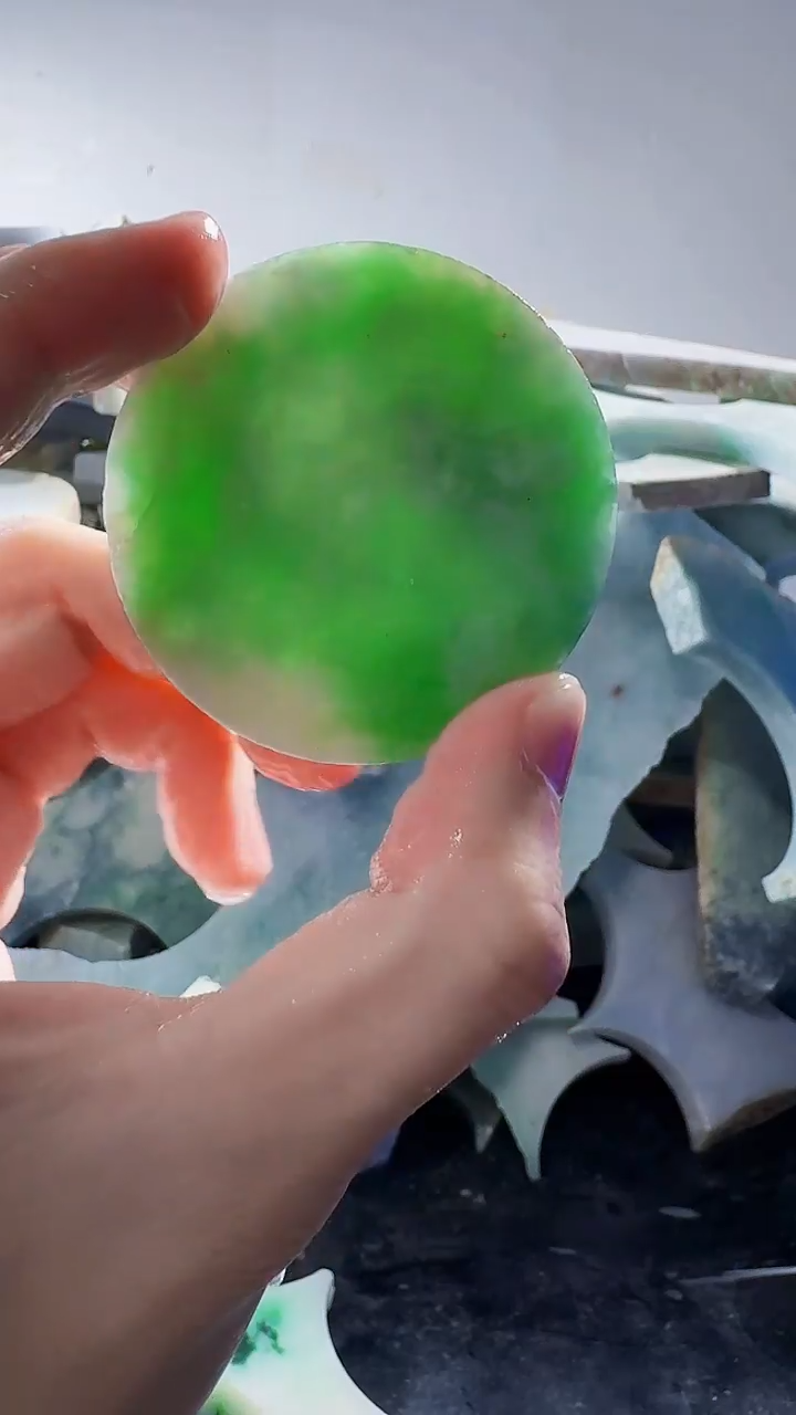 裸石翡翠缅甸翡翠A货文6990