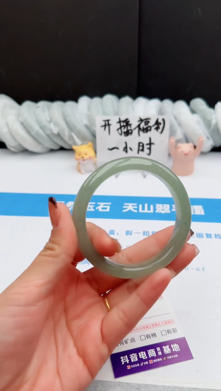 【闪购商品】石英质玉手镯未镶嵌26-DC56.5