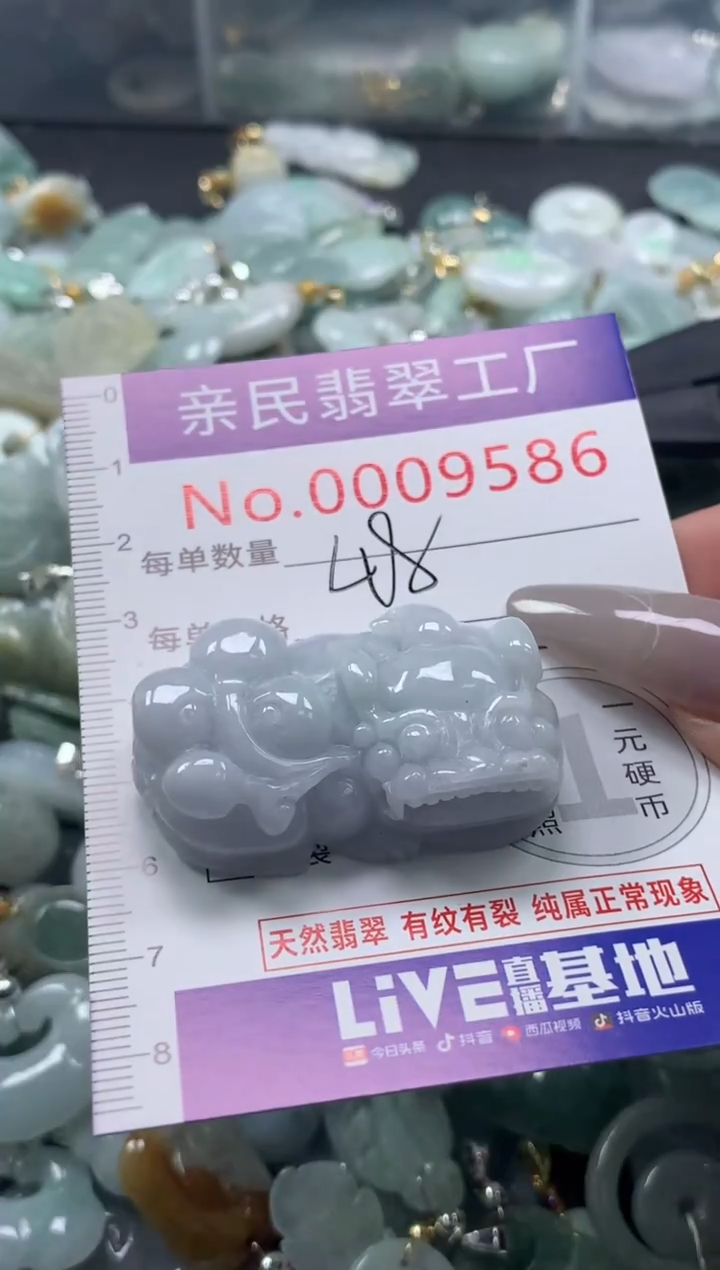 颈饰未镶嵌翡翠9586