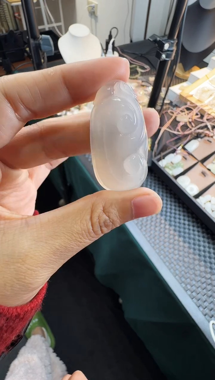 【闪购商品】和田玉颈饰未镶嵌高冰如意