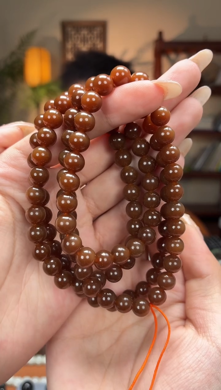 项链未镶嵌和田玉8的108