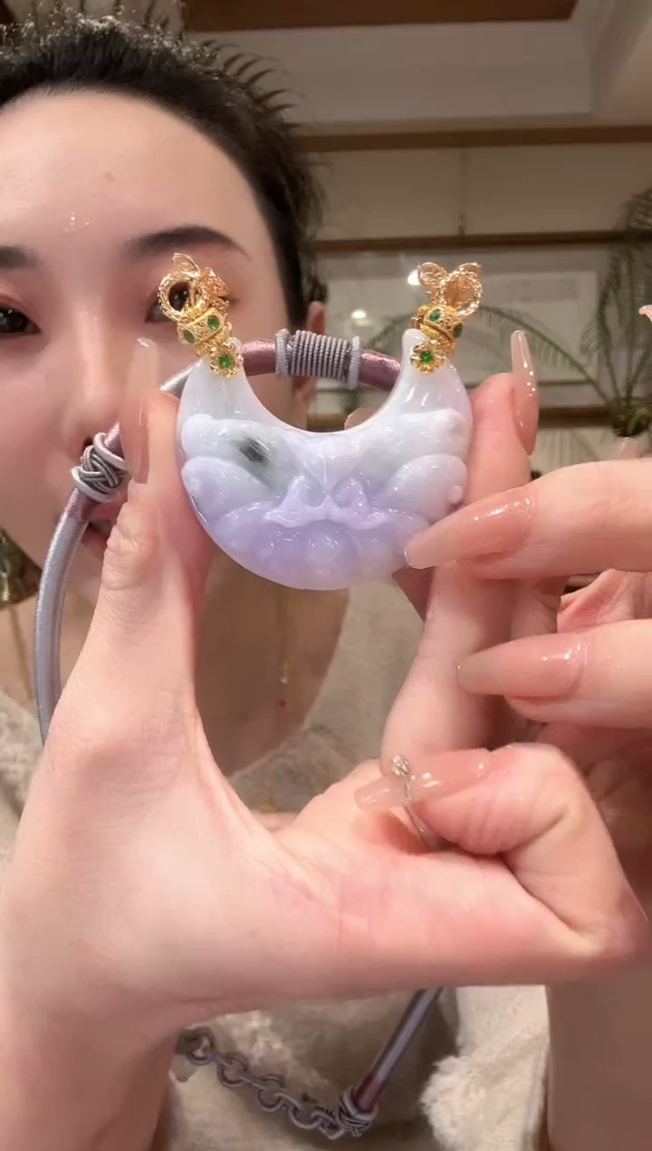 【闪购商品】翡翠颈饰未镶嵌国风