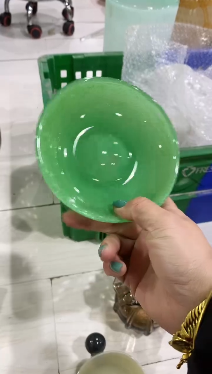 慕忆家手作琉璃花瓶瑕疵