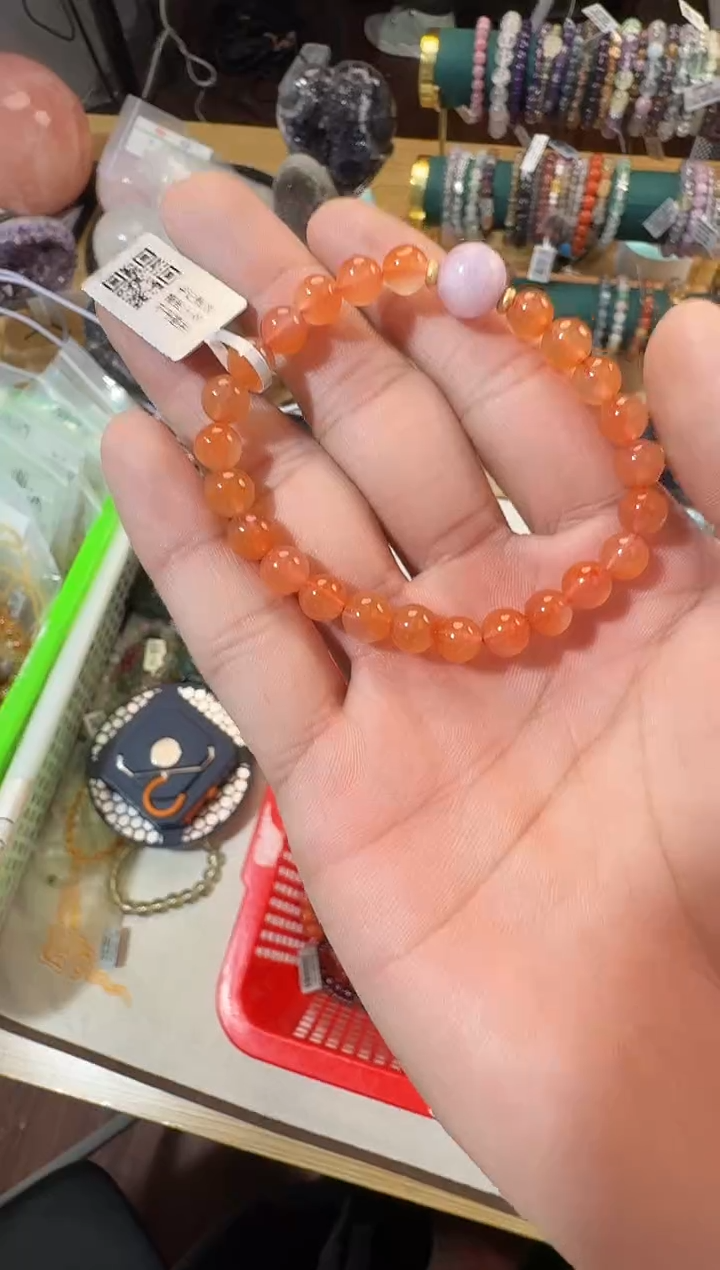 未镶嵌手链南红玛瑙晶5490 约7mm