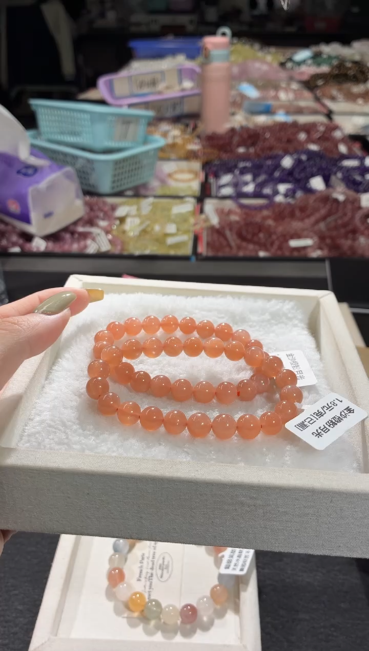 未镶嵌手链长石511号 2条多样性发一N 8+