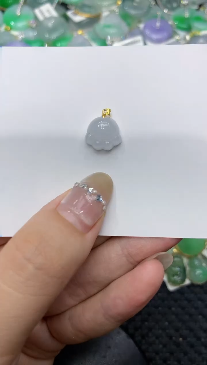 【闪购商品】翡翠颈饰18K金镶嵌222222222