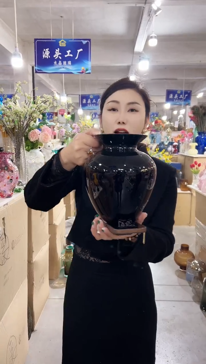 【闪购商品】玻璃私花贸易祁琪-微瑕--JP18D