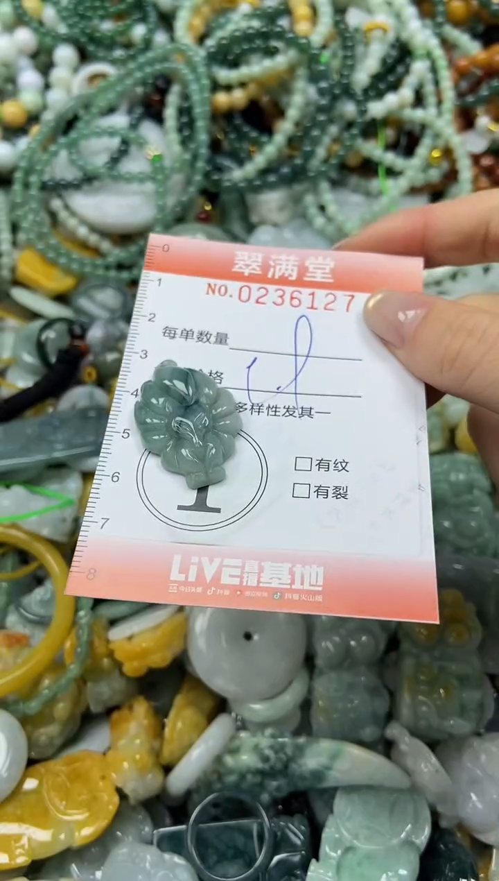 未镶嵌挂件翡翠闪购0236127