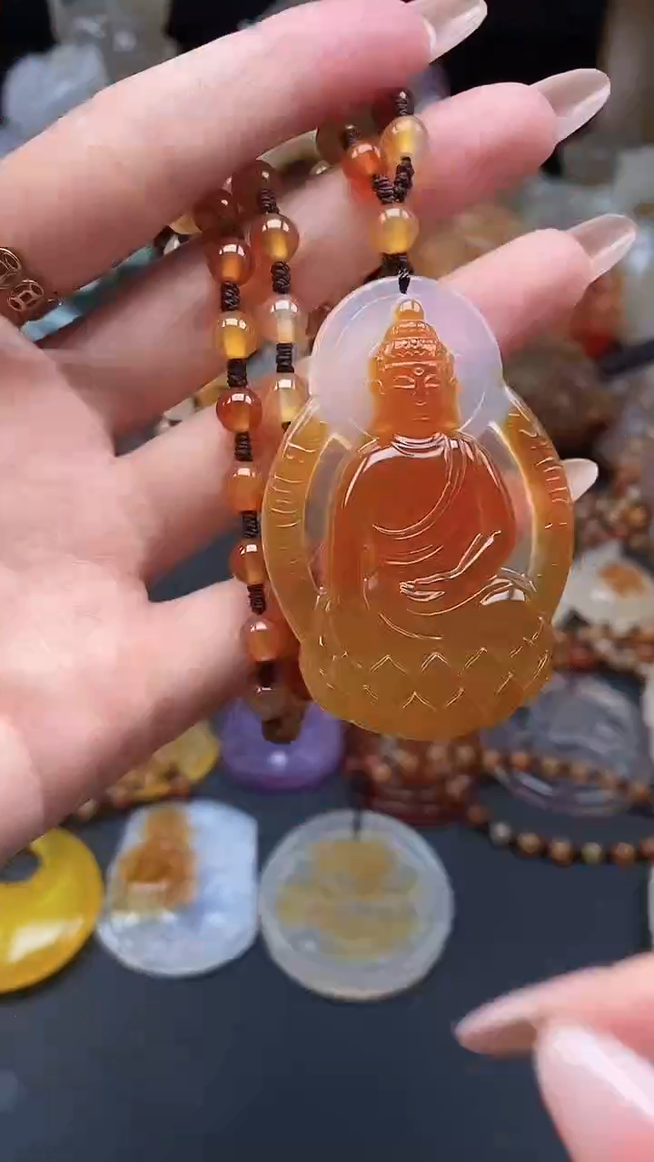 【闪购商品】玛瑙/玉髓颈饰未镶嵌dd