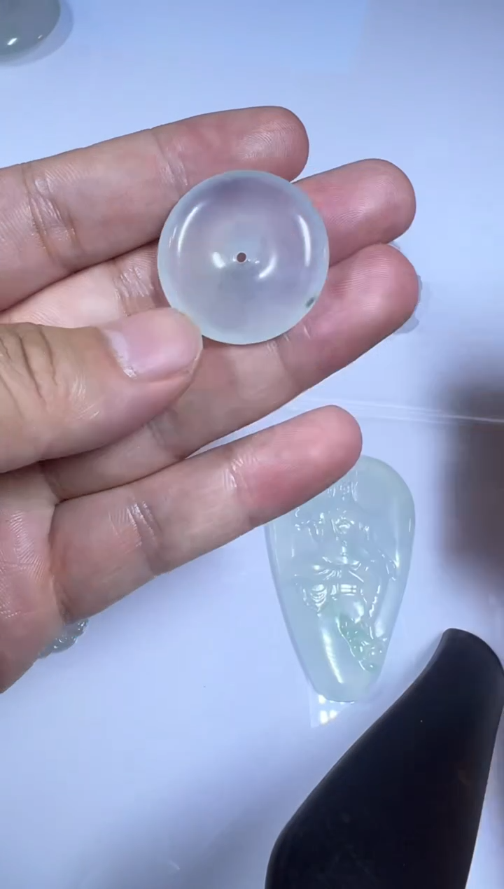 【闪购商品】定制翡翠未镶嵌扣子