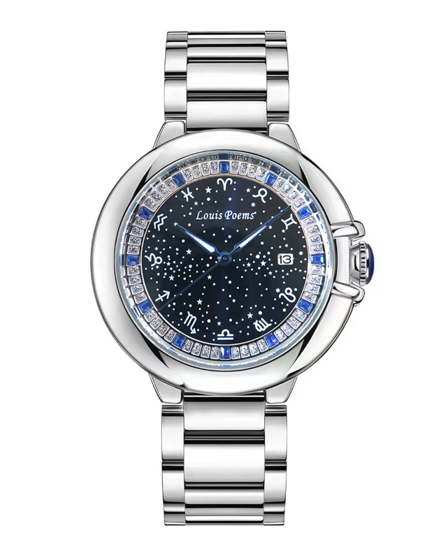 LA5599十二星座钢带时尚潮流高端个性百搭显气质防水腕表