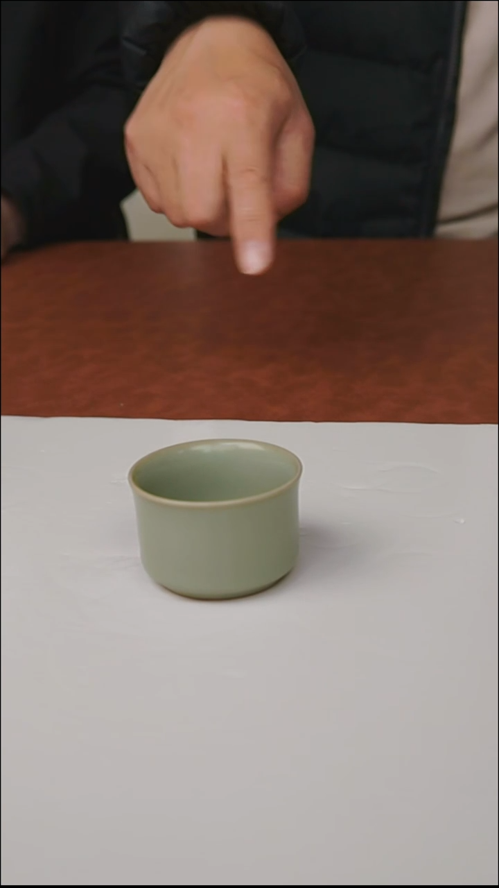 杯子瓷富山严选汝瓷，