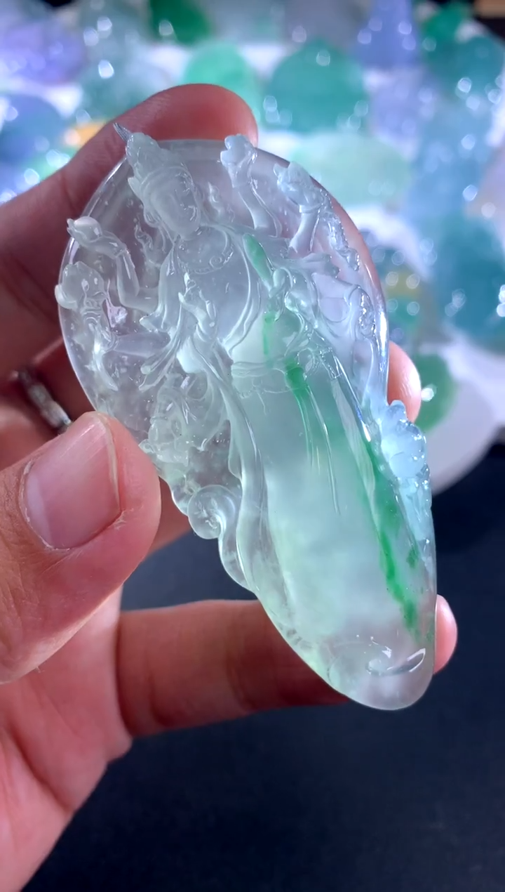 【闪购商品】翡翠颈饰未镶嵌天然A货翡翠 定制翡翠 定金