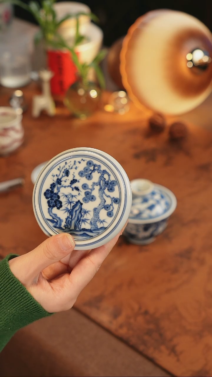 【闪购商品】刘建锋精工松竹梅盖置