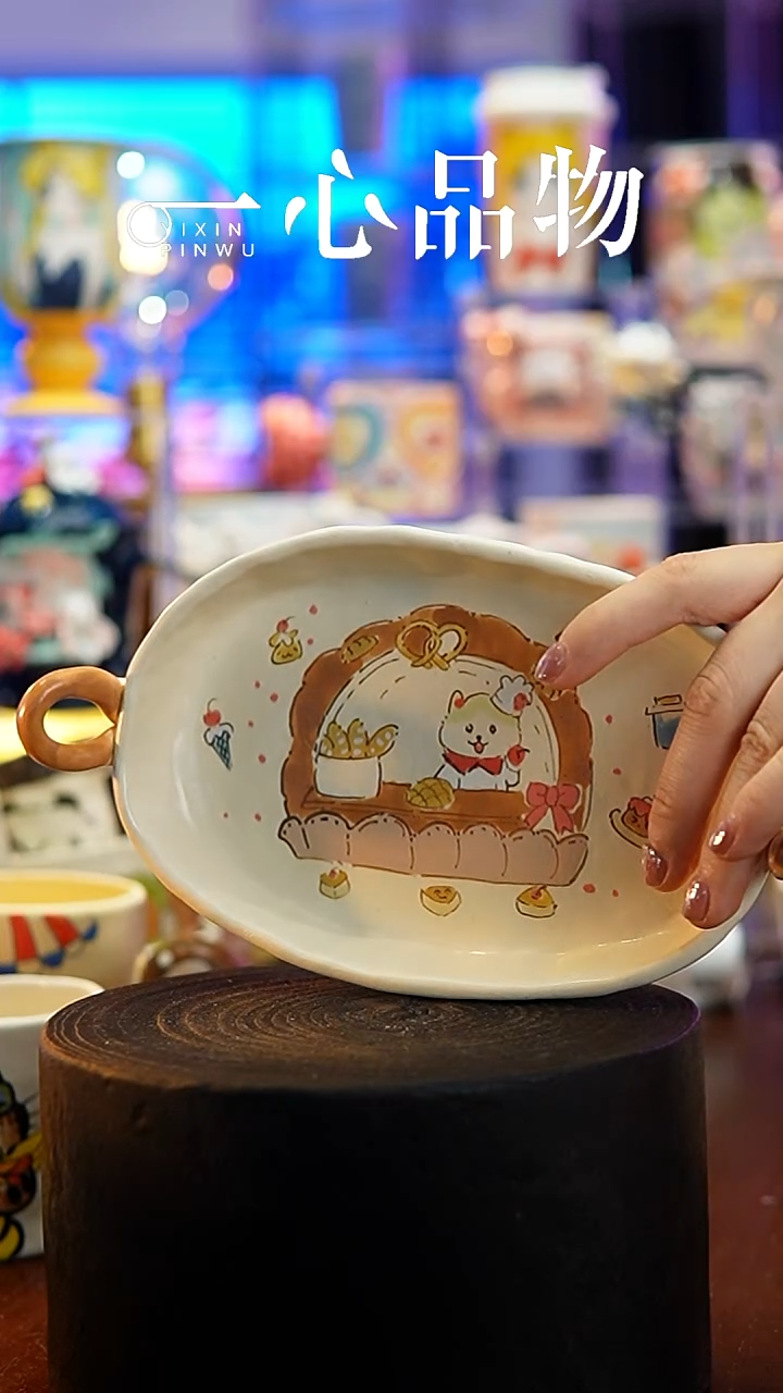 杯子瓷S149景德镇手工手绘杯子摆件