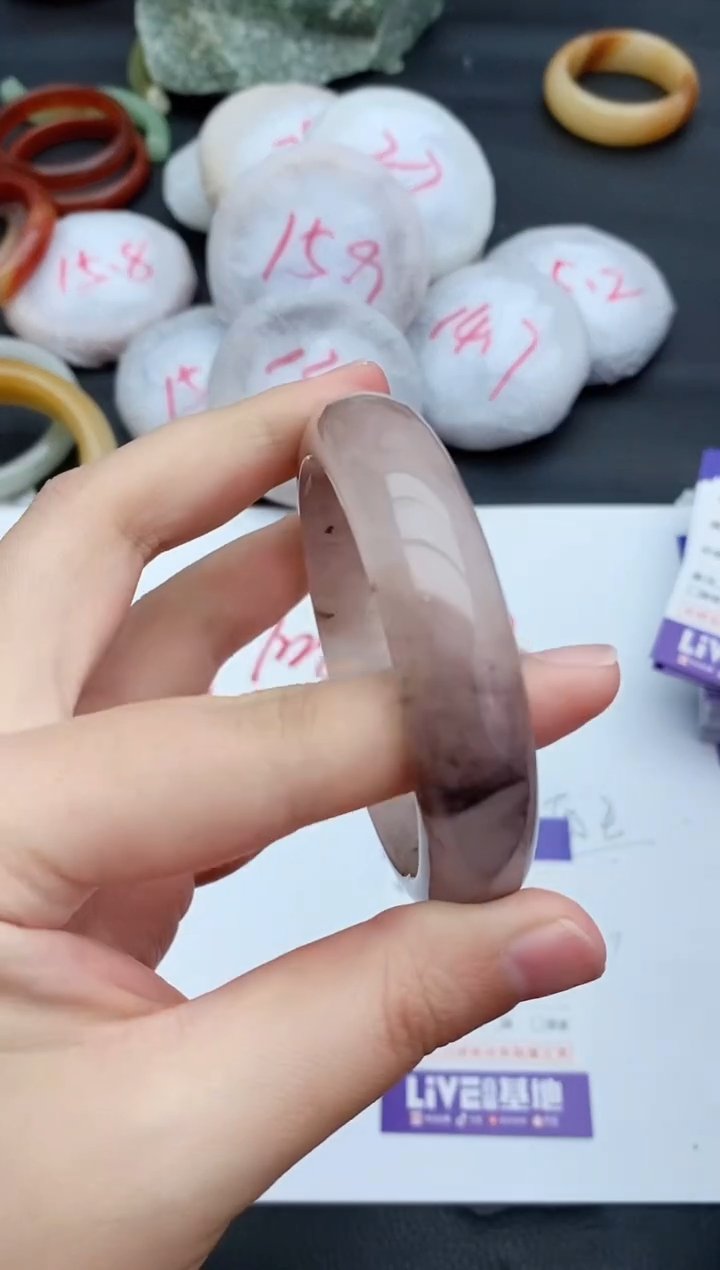 未镶嵌手镯石英质玉114+56/57