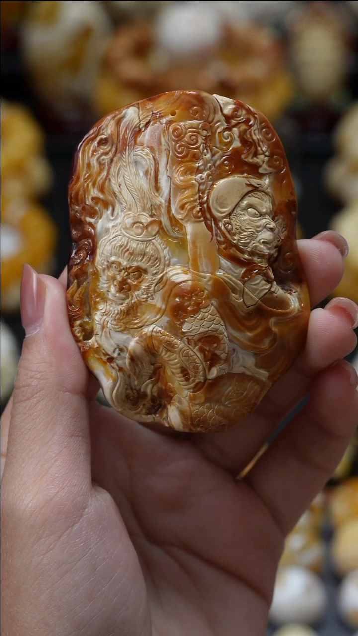 手链琥珀未镶嵌原矿天然琥珀蜜蜡