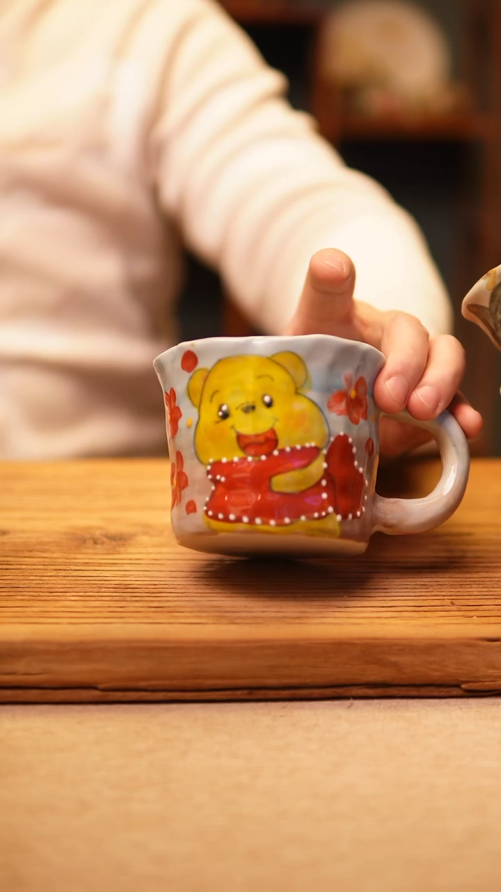 【闪购商品】@@陶园瓷舍@@纯手工手绘@高温釉下彩