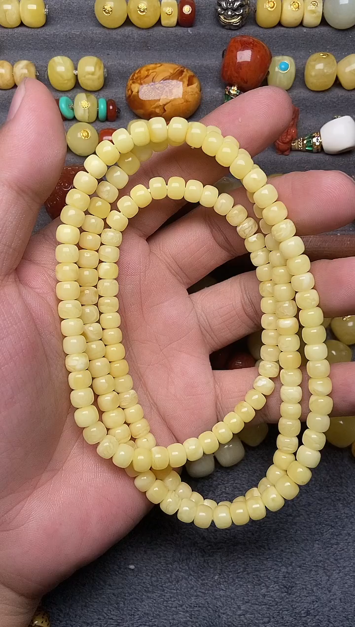 蜜蜡未镶嵌珠宝奇石6+mm