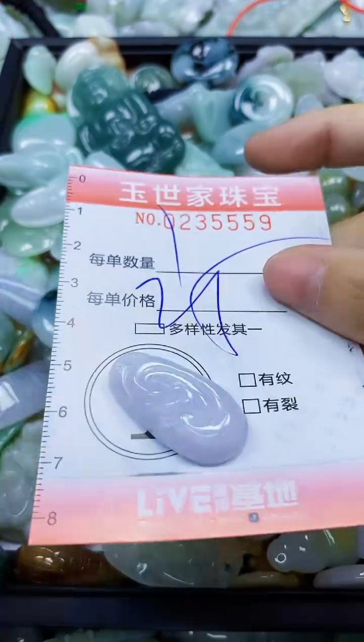 翡翠未镶嵌颈饰闪购0235559