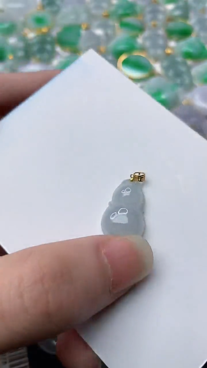 【闪购商品】翡翠颈饰18K金镶嵌7..........